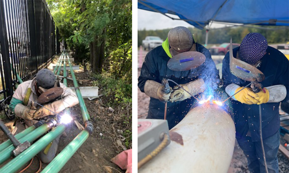 Gas Well Welding